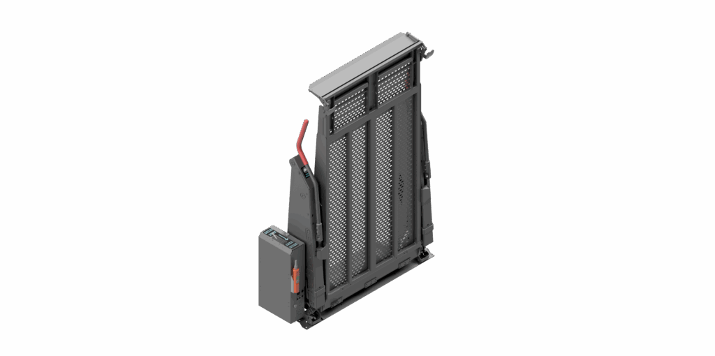Solid one-piece platform on the EA4 inboard lift