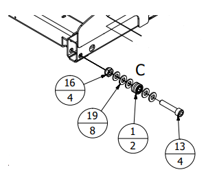 Platform Cam Follower Assy