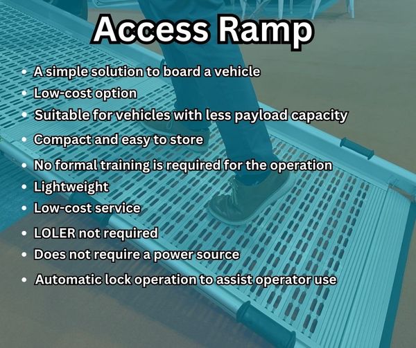 Which is best – a lift or ramp?